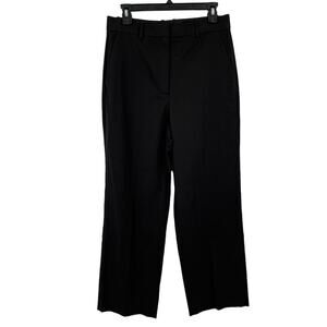 Theory pants high waisted straight leg black size 8